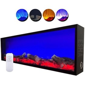 Resim Esha Home Dekoratif Elektrikli Yapay Şömine Bluetooht-kumandalı 80x60 Cm 