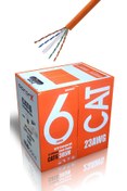 Resim Genel Markalar Cat6 23awg 305m 0,50mm Turuncu Utp Kablo 305 Metre Network Kablosu 