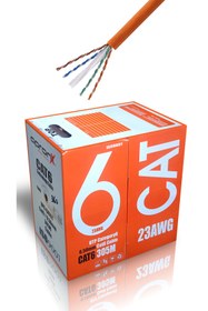 Resim Genel Markalar Cat6 23awg 305m 0,50mm Turuncu Utp Kablo 305 Metre Network Kablosu 