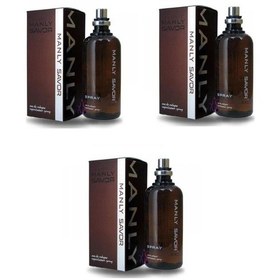 Resim Manly Savor Kahve Erkek Parfüm EDC 125 ML x 3 