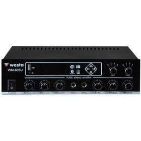 Resim WESTA WM-605U 100W 2 Zone Mikser Amfi 