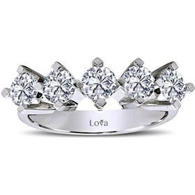 Resim Lova E Renk 1,40 Karat Pırlanta Beştaş Yüzük - 1010073 