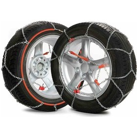 Resim 225-40-19 Ebatlarına Uyumlu Takmatik Karmatik Kar Patinaj Zinciri Space 