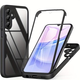 Resim Samsung Galaxy S25 Edge S24 S23 Ultra S22 S21 FE A16 A26 A36 A56 A12 A13 4G A14 A15 A22 A23 A24 A25 A32 A33 A34 A35 A52S 5G A53 A54 A55 A05S A06 A04S A04E için 360 Derece Tüm Yönleriyle Koruma Telefon Kılıfı Ön + Arka Tam Vücut Darbeye Dayanıklı Kapak 