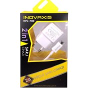 Resim Inovaxıs Ekstra Power Inv-700 2A Güçlü Şarj Aleti + Data & Şarj İçin 2A Transfer Güçlü Mıcro Usb Kablo 