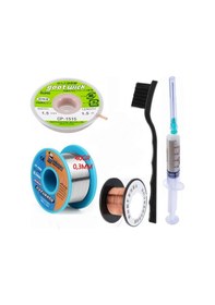 Resim Mechanic Lehim Teli 03mm Toplama Ve Emme Teli 1,5mm 5in1 Set 