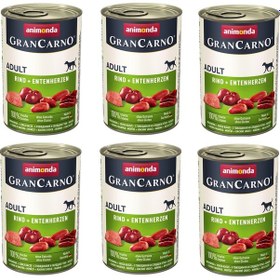 Resim Animonda Gran Carno Sığır Ve Ördekli Köpek Konserve 400 G X 6 Adet 