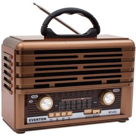 Resim Everton Rt-812 Bluetooth-usb-sd-fm Nostaljik Radyo 
