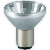 Resim Philips 50W 12V 2800K 25° Ba15D Şeffaf Cam Halojen Çanak Ampul 