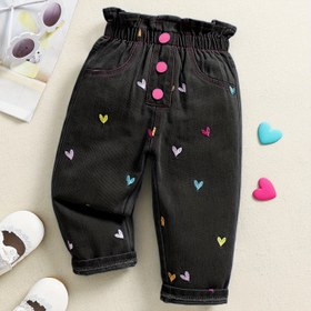 Resim Bebek Kız Faux Denim - Yumuşak Günlük Pantolonlar Klasik Beş Cep Tasarımı ile, Tüm Mevsimler için Bebek ve Çocuk Giyimleri - Oyunlar, Okul, Aile Gezileri için Mükemmel - Bebek Kız Faux Denim, Çocuklar için Rahat Giyim, Oyunlar için Temel Giyim, Konforlu Çocuk Giyim, Okul Kıyafetleri, Dayanıklı Çocuk Giyim, Çocuk Giyimleri, Ebeveyn Alışverişi 