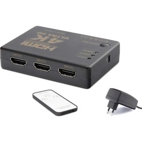 Resim Hadron HDMI Dağıtıcı Swıtch 4K 3 Giriş 1 Çıkış Hadron HD-236 