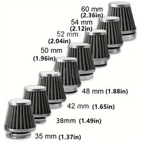 Resim Dream011 54mm Evrensel Motosiklet Hava Filtresi Temizleyici Mantar Baş Filtre 