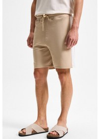 Resim Grimelange KEPA Erkek Beli Lastikli Cepli Relaxed Fit Bej Şort 