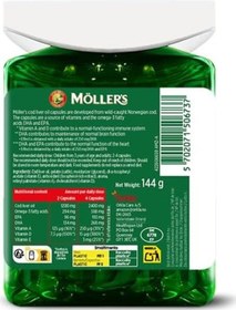 Resim Möller's Omega 3 Balık Yağı Epa, Dha, A,d Ve E Vitaminleri - 160 Kapsül 