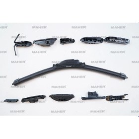 Resim Silecek Süpürgesi Tek Tip Üniversal 16 Aparatlı 16 Muz 400mm 