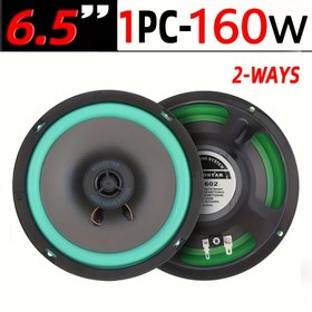 Resim 160W 6.5 İnç 2 Yollu Araç Çıkış Sistemi - MP3 Çalma Özellikli Güçlü Stereo Ses, Düşük Frekanslı Bas, Şarj Et ve Çalıştır Butonlu Kontrollü Amplifikatör & Hoparlör Kombinasyonu ile Araba Audio Değişimi/Yükseltme (Kapı/Bagaj) için Uyumluluk Akıllı Telefonlar/iPod, Araba Hoparlörleri, Araba İçin Gerekli Eşyalar, Araç Stereo Hoparlörleri, Araba için hoparlör, Araba Hileleri, Araba için Ses Hoparlörü, Araba Telefon Tutucu, Ses Sistemi, Araç Cep Telefonu Tutucusu, Araç Alarm 