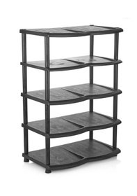 Resim Modern Tasarım 5 Bölmeli Gri Ayakkabılık Gri 