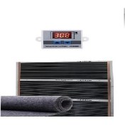 Resim Karahisar Kuluçka 80X600 Keçeli Dijital Termostatlı Halı Altı Karbon Isıtıcı 