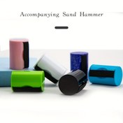 Resim Gitar, Ukulele, Mandolin, Banjo için Titreşimli Kum Tutucu - ABS Plastik Parmak Titreşimli Kum Tutucu, Siyah Kayışlı, Kılıf Dahil Değil, Gitar Aksesuarı | Titreşimli Kum Tutucu | Plastik Yapı, Gitar için Kum Tutucu 