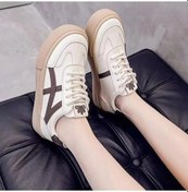 Resim Yeni Tasarım Moda Rahat Ayakkabılar Kadınlar İçin Dantel Up Spor Ayakkabı Renk Brown 38 Brown Kahverengi 