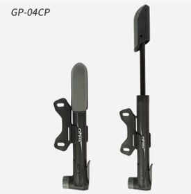 Resim Giyo Gp-41CP Mini Bisiklet Pompası Basınç Göstergeli Clever Valve 