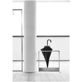 Resim Şemsiyeli Siyah Şemsiyelik Modelleri Metal Şemsiyelik Siyah 