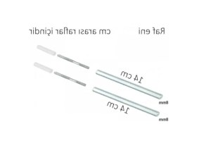 Resim MarkEntegra 14 cm x 8 mm Gizli Raf Tutucu - Iki Adet 