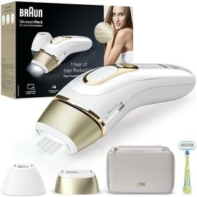 Resim Braun IPL Silk·expert Pro 5, Evde Tüy Alma, Çanta, Venus Tıraş Makinesi, 2 Başlık ile, PL5152 