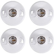 Resim Metabagua 4 Adet 660w 250v Orta Taban E26 Duy Anahtarsız Üst Duy 4ı23uc Açık Sarı 