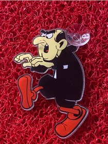 Resim CEBECİOTO Gargamel Film Karakteri Vantuzlu Cam Süsü 