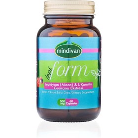 Resim Mindivan Lepi Form Lepidyum & L-Carnitine 500 Mg 60 Kapsül 