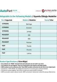 Resim Fiat Panda, Ducato, Lancia İçin Fren Pedal Lastiği 