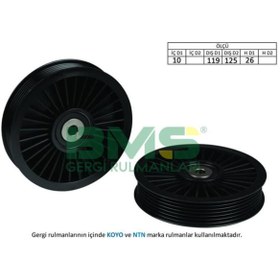 Resim BMS 247 Alternatör Gergi Rulmanı Espace-Laguna II-Master 2.2 DCI 00- -Movano 2.2 Dtı 00- 