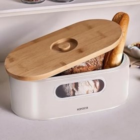 Resim Stream 2'ın 1 Ekmek Kutusu-Cream 