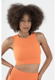 Resim Maraton Active Slimfit Kadın Kapalı Yaka Kolsuz Koşu Turuncu Bra 813094-turuncu Turuncu 