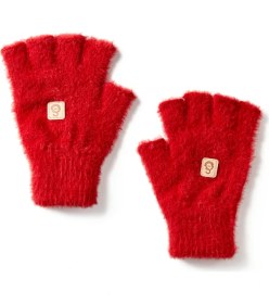 Resim Gs Store Galatasaray Kadın Yarım Parmak Peluş Eldiven K252269 