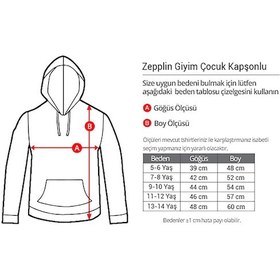 Resim Zepplin Giyim Meshuggah Catch Thirtythree Born in D.Siyah Çocuk Kapşonlu Siyah 