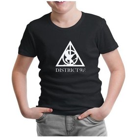 Resim Lord Tshirt Multifandom Symbols - District Siyah Çocuk Tshirt 