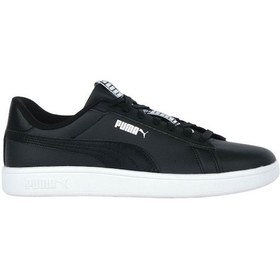 Resim Puma Erkek Sneaker Siyah - Beyaz 392501-02 Smash 3.0 Logobsession 24k680000087 68027 Siyah - Beyaz 