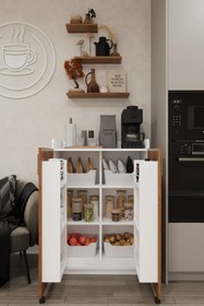 Resim Asra Trend Mutfak Kiler Dolabı Mk-12 