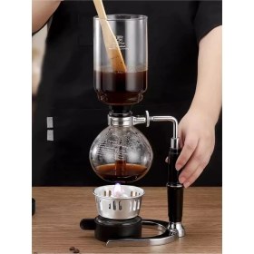 Resim Lumindra Syphon Kahve Sifonu 5 Bardak Sifon Kahve, Soğuk Kahve Demleme 