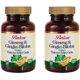 Resim 2 Adet Balen Ginseng&Ginkgo Biloba 720 MG 120 Kapsül 