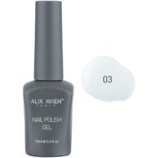 Resim Alix Avien Uv Kalıcı İnci Beyaz Jel Oje 03 Gel Polish 12 Ml 