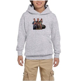 Resim Zepplin Giyim GTA Three Conspirator Gri Çocuk Kapşonlu Sweatshirt Gri 