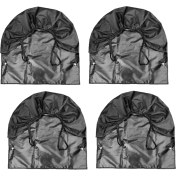 Resim Skyeyyt 4pcs Araç Tekerlek Lastiği Kapağı Su Geçirmez Uv Kapak Tekerlek Lastiği Koruyucu Kapak Rv Araç Kamyonu 27-29INCH Tekerlek Lastiği (Yurt Dışından) 