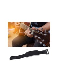 Resim Swing Sm01 Gitar Tel Susturucu Yumuşak Kilitli Bez Kelepçe-Siyah 
