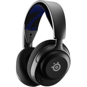Resim SteelSeries Arctis Nova 4P SSH61641 Mikrofonlu Siyah Kablosuz Gaming (Oyuncu) Kulaklık 