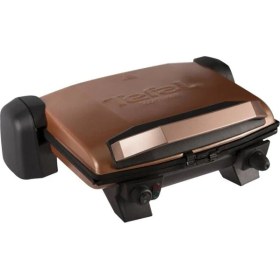 Resim Tefal Toast Expert Izgara ve Tost Makinesi Karamel+Mutfak Tartısı Hediyeli 