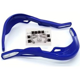 Resim Tongdashop Mavi 22mm 7/8" Universal Motosiklet El Koruyucu Yamaha Suzuki Honda Kawasaki Dirt Bike Atv 