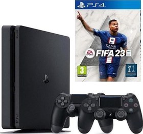 Resim Playstation 4 Slim 1 Tb + 2. Ps4 Kol + Ps4 Fifa 23 